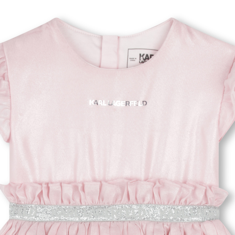 Robe de cérémonie plissée KARL LAGERFELD KIDS 
                    FILLE