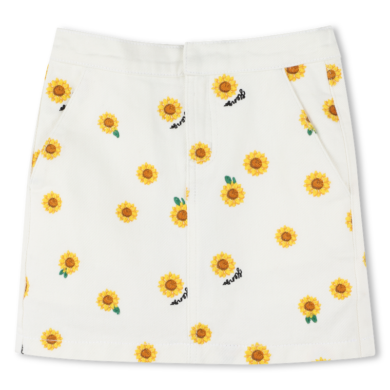 Jupe &agrave; taille &eacute;lastiqu&eacute;e KENZO KIDS 
                        FILLE