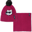 Ensemble bonnet + tour de cou KARL LAGERFELD KIDS 
                    FILLE