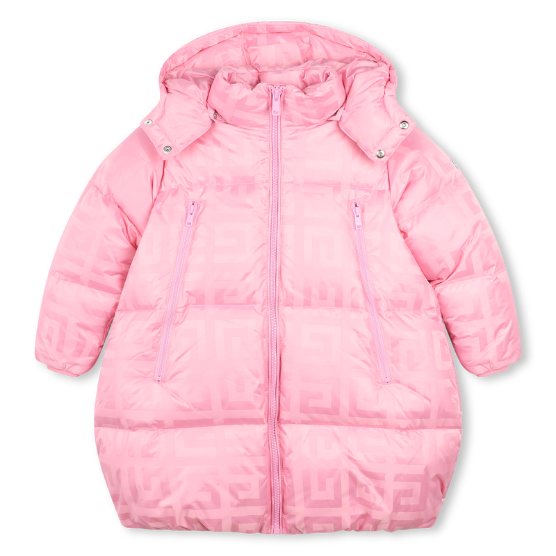 Doudoune zippée à capuche GIVENCHY 
                    FILLE