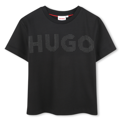 T-shirt sigle clout&eacute; Hugo FILLE