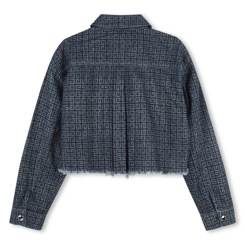 Veste en jean pressionnée GIVENCHY 
                    FILLE