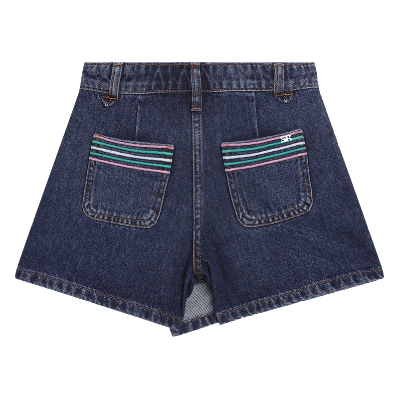 Jupe-short en denim SONIA RYKIEL 
                    FILLE