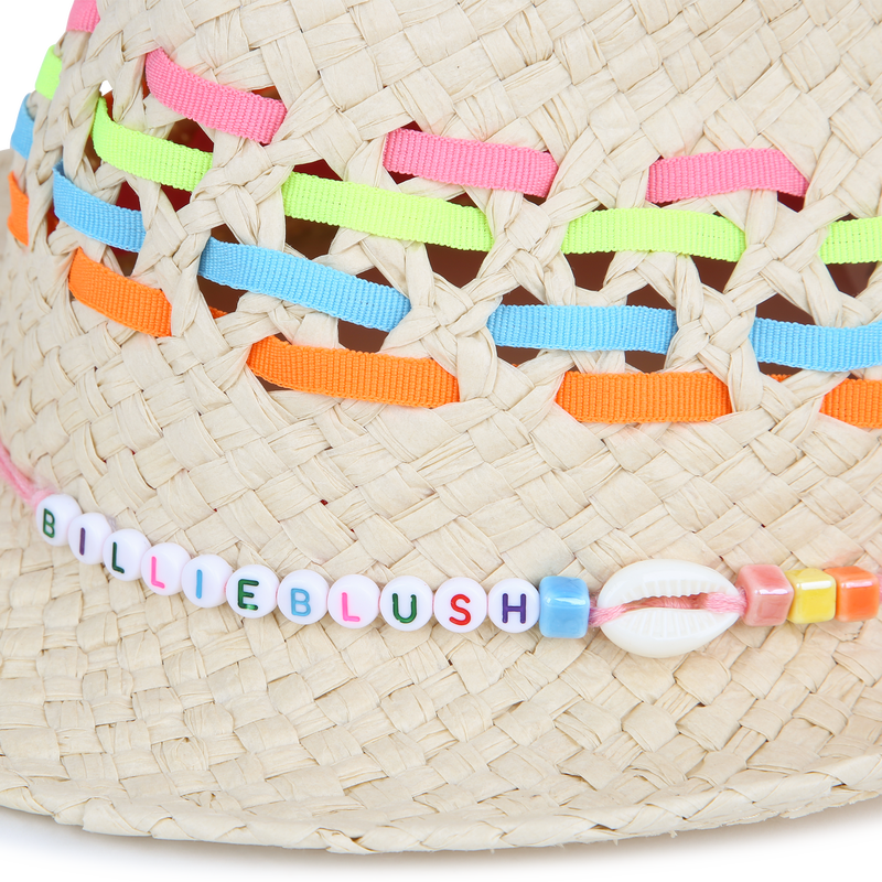 Chapeau tressé à rayures BILLIEBLUSH 
                    FILLE