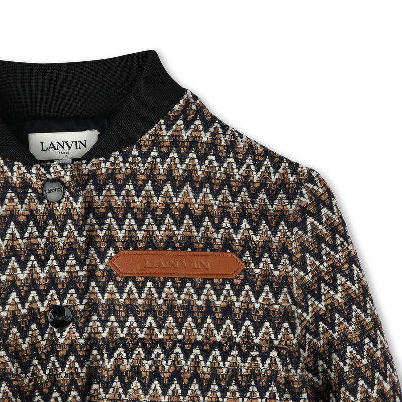 Blouson court en tweed LANVIN 
                    FILLE