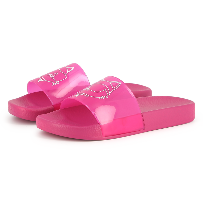 Claquettes à motif imprimé KARL LAGERFELD KIDS 
                    FILLE