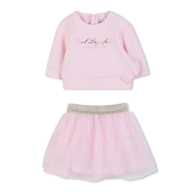 ENSEMBLE SWEAT ET JUPE KARL LAGERFELD KIDS FILLE
