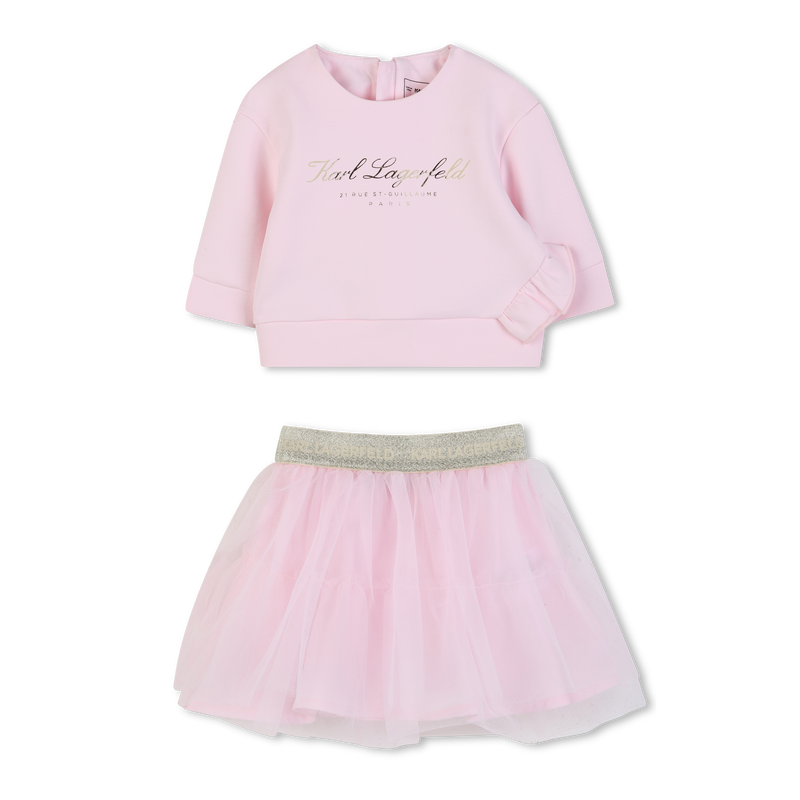 ENSEMBLE SWEAT ET JUPE KARL LAGERFELD KIDS 
                        FILLE