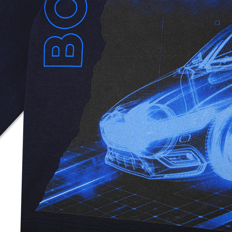 T-shirt imprimé voiture BOSS 
                    GARCON