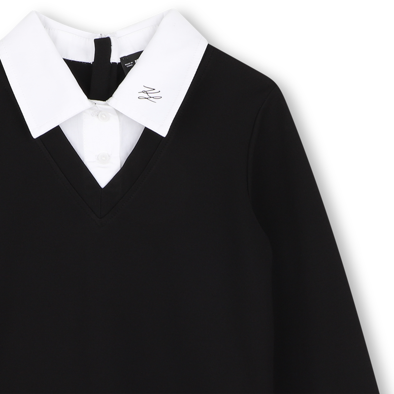 Robe manches longues KARL LAGERFELD KIDS 
                        FILLE