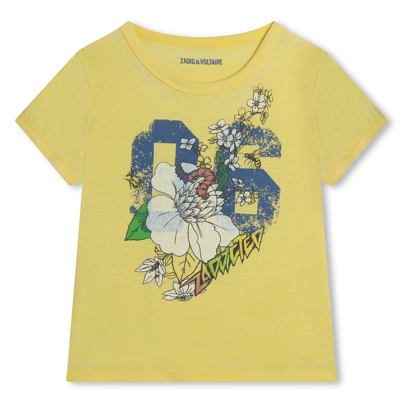 T-shirt avec imprimé placé ZADIG & VOLTAIRE 
                    FILLE