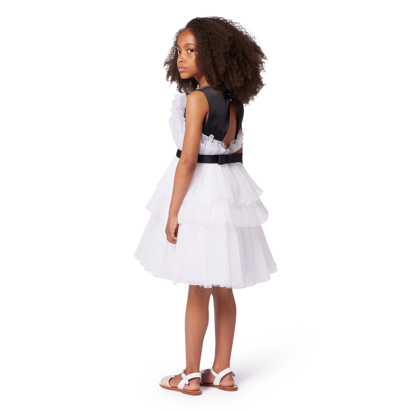 Robe à volants avec tresses GIVENCHY 
                    FILLE