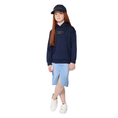 Jupe mi-longue en jean MICHAEL KORS FILLE