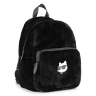 Petit sac &agrave; dos en polaire duveteuse KARL LAGERFELD KIDS 
                    FILLE