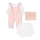 Ensemble tee-shirt + salopette KENZO KIDS 
                    FILLE