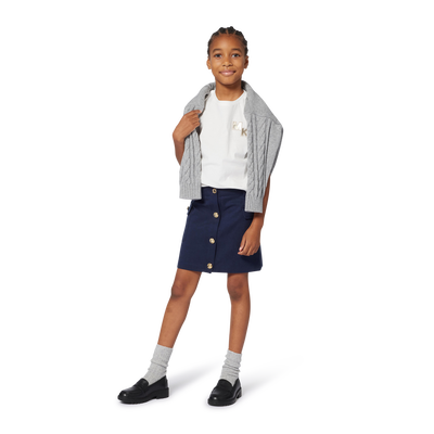 T-shirt manches courtes en jersey MICHAEL KORS FILLE