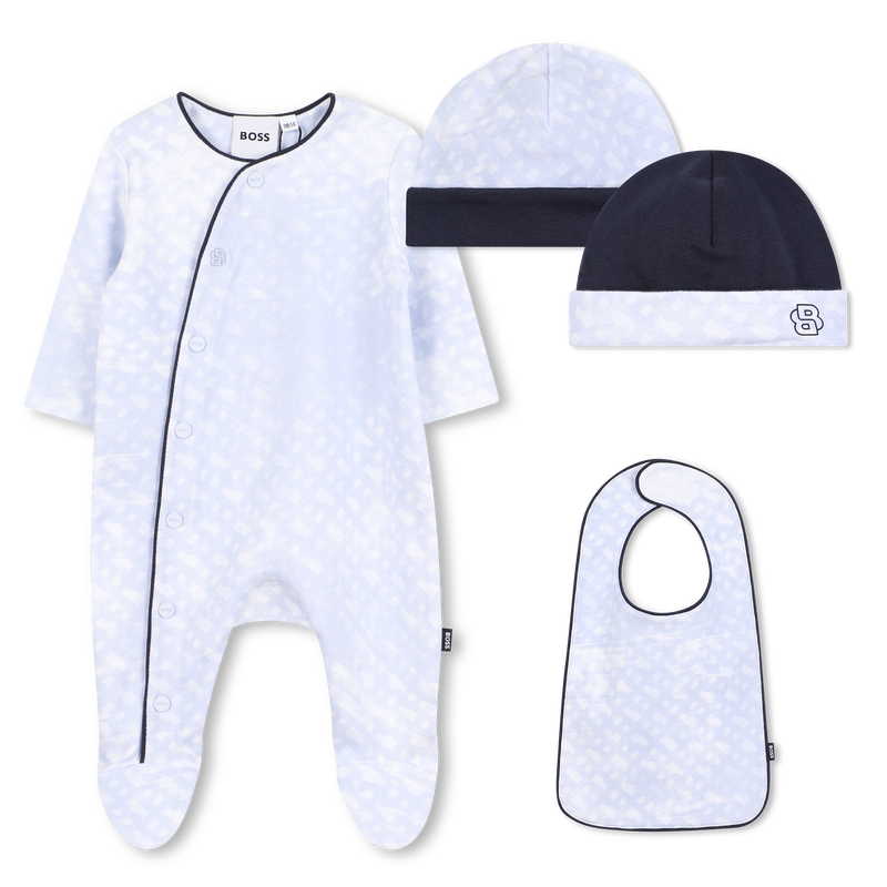 Ensemble pyjama, bavoir et bonnet BOSS 
                    GARCON