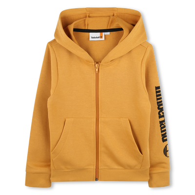 Cardigan &agrave; capuche en molleton TIMBERLAND GARCON