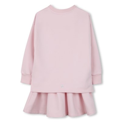 Robe avec bas plissé et fentes GIVENCHY FILLE