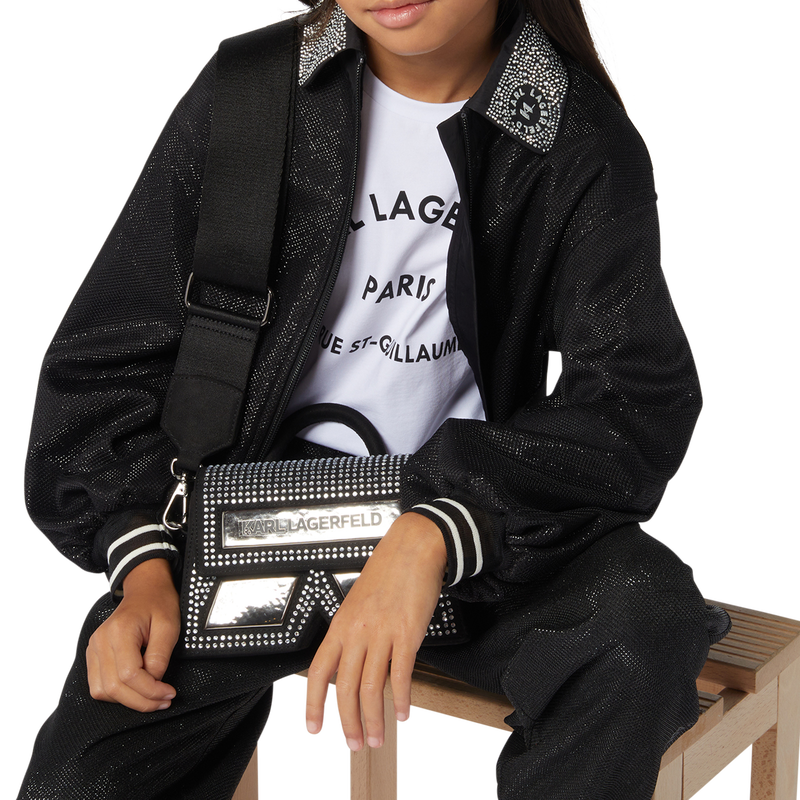 T-shirt avec imprim&eacute; plac&eacute; KARL LAGERFELD KIDS 
                        FILLE