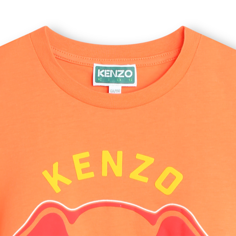 Robe à manches courtes coton KENZO KIDS 
                    FILLE
