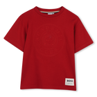 Tee-shirt manches courtes, CHERRY RED, hi-res