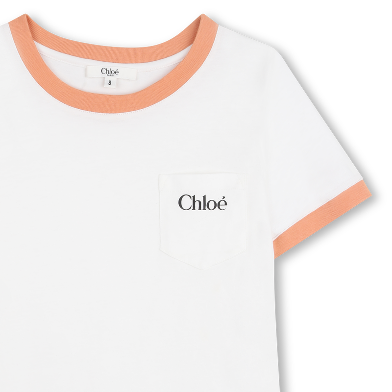 TEE-SHIRT MANCHES COURTES CHLOE 
                        FILLE