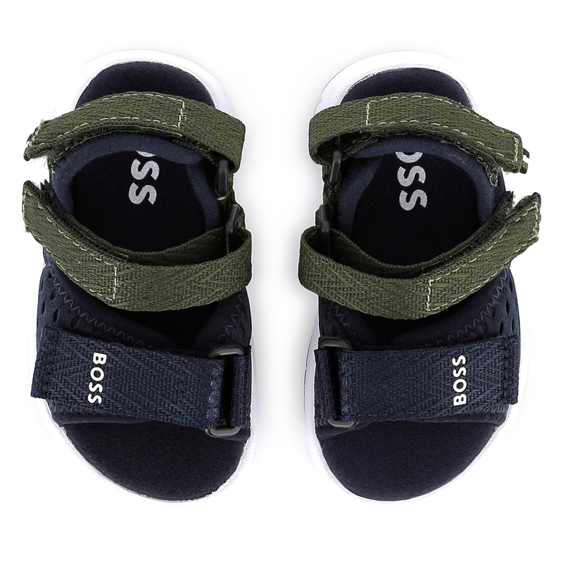 Sandales &agrave; fermeture par bandes auto agrippantes BOSS 
                        GARCON