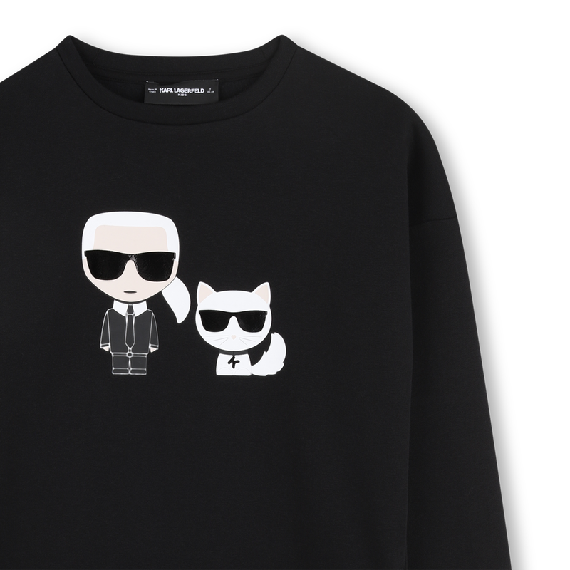 ROBE MANCHES LONGUES KARL LAGERFELD KIDS 
                    FILLE