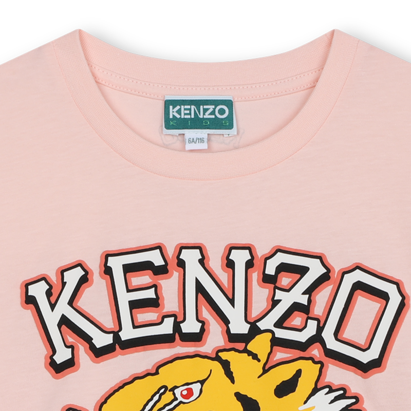 T-shirt manches contrastées KENZO KIDS 
                    FILLE