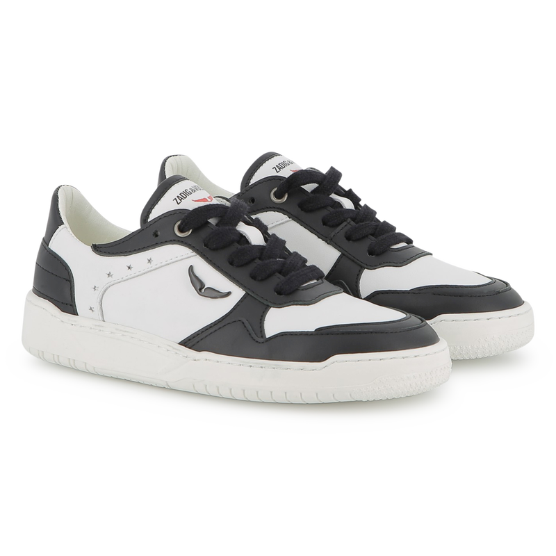 Baskets à lacets en cuir de vachette ZADIG & VOLTAIRE 
                    UNISEXE
