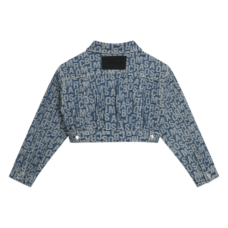Veste courte en jean imprimé THE MARC JACOBS 
                    FILLE
