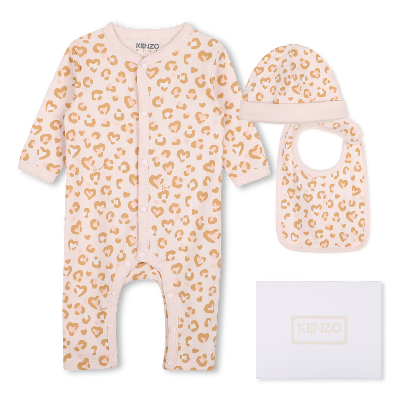 Ensemble pyjama, bavoir, bonnet et doudou KENZO KIDS 
                        FILLE