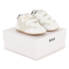 Chaussons en cuir de mouton BOSS 
                    GARCON