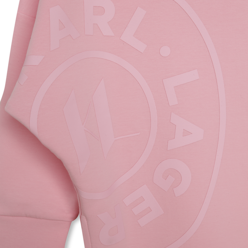 Robe sweat-shirt avec sigle KARL LAGERFELD KIDS 
                    FILLE