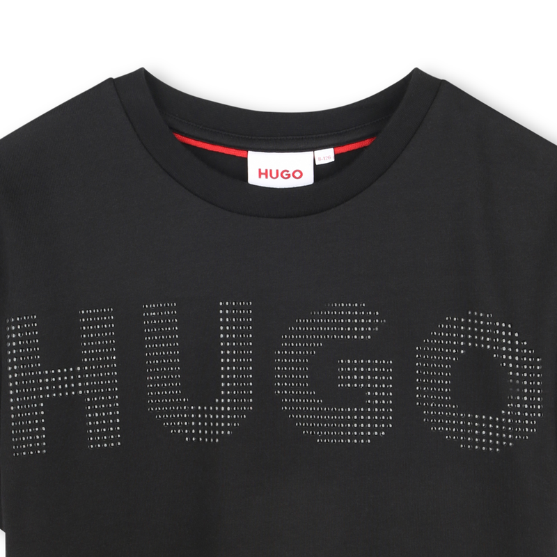 T-shirt sigle clouté Hugo 
                    FILLE