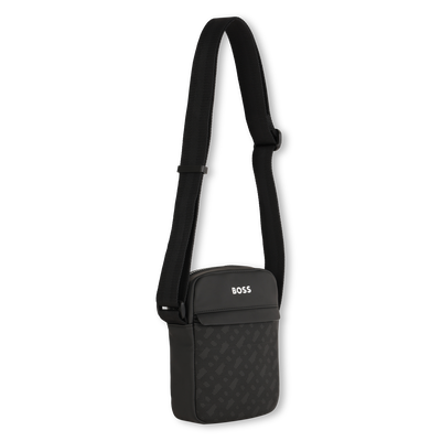 Sac besace en textile enduit BOSS GARCON