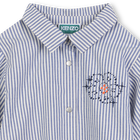 Blouse &agrave; rayures en coton KENZO KIDS 
                    FILLE
