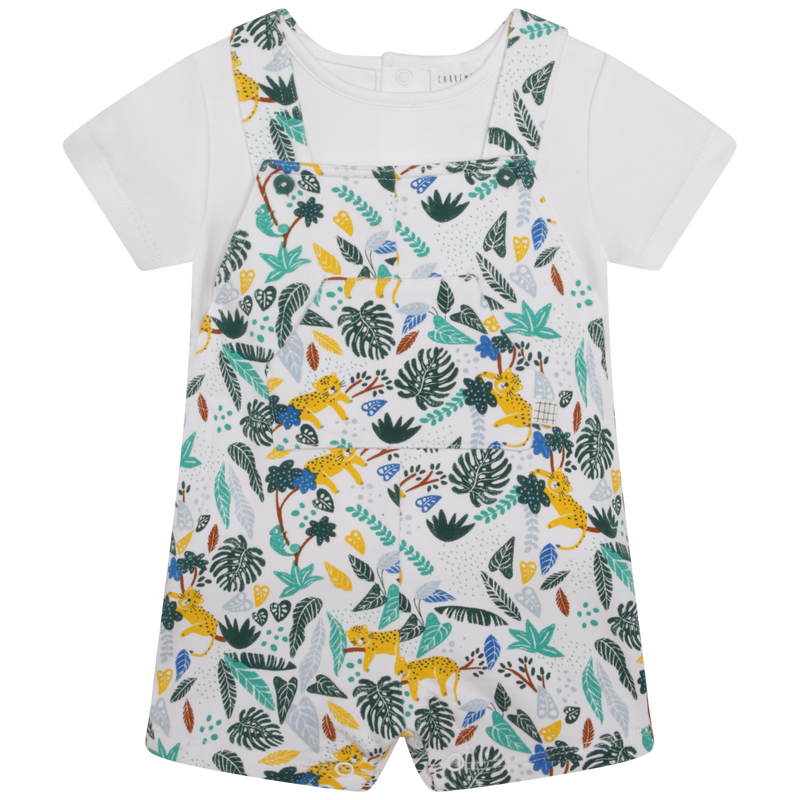 T-shirt et salopette
