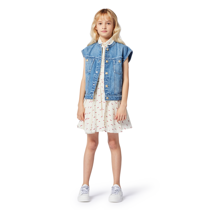 Veste sans manche en jean ZADIG & VOLTAIRE 
                        FILLE