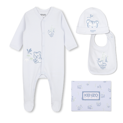 ENSEMBLE PYJAMA, BONNET ET BAVOIR KENZO KIDS GARCON
