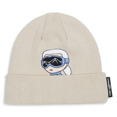 Bonnet en tricot KARL LAGERFELD KIDS GARCON