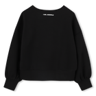 Sweat-shirt avec broderie KARL LAGERFELD KIDS 
                    FILLE