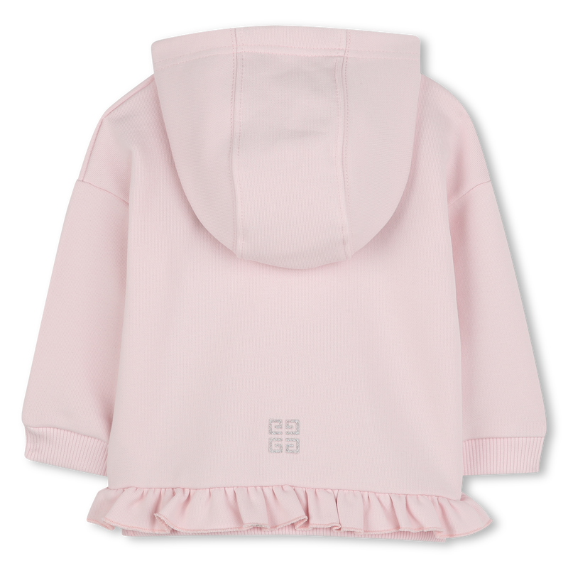 Cardigan zipp&eacute; &agrave; capuche GIVENCHY 
                        FILLE