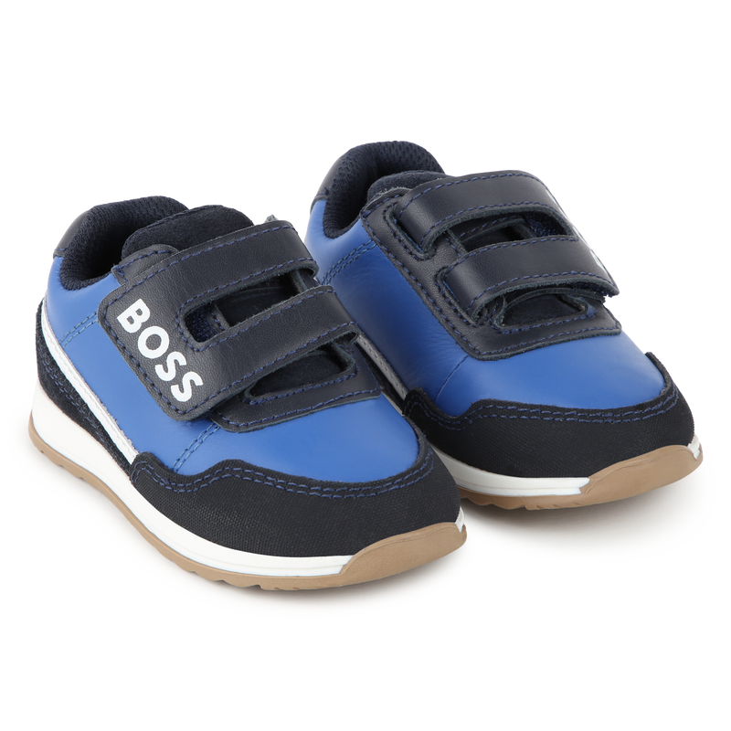 Baskets  en cuir de vachette BOSS 
                    GARCON