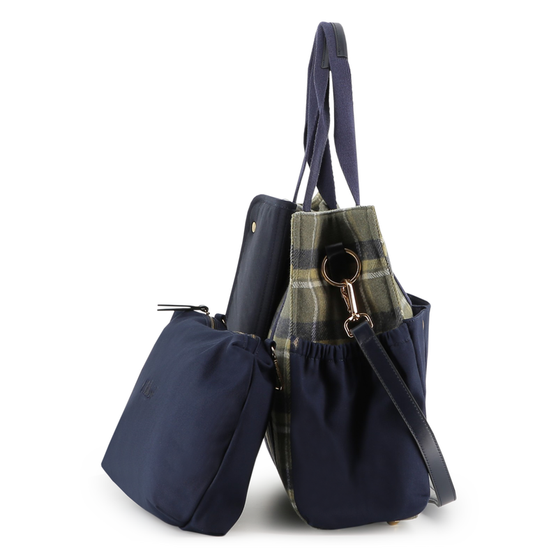 Sac à langer bi-matière CHLOE 
                        FILLE