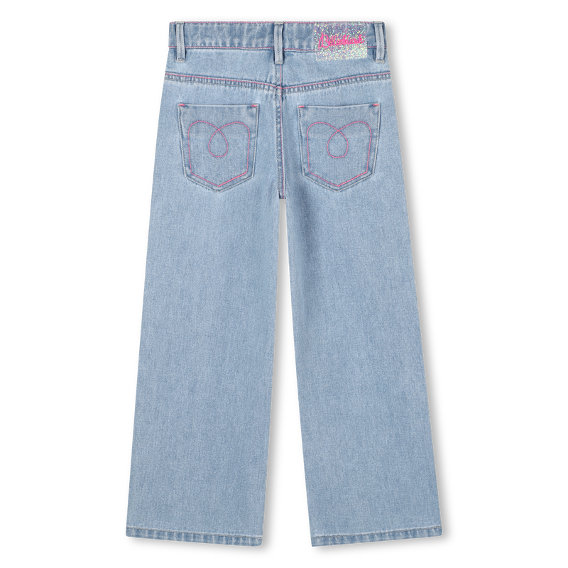 Pantalon en denim brodé BILLIEBLUSH 
                    FILLE