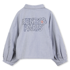 Blouse &agrave; rayures en coton KENZO KIDS 
                    FILLE