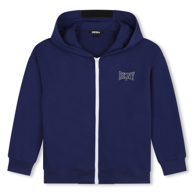 Cardigan molletonn&eacute; &agrave; capuche DKNY GARCON