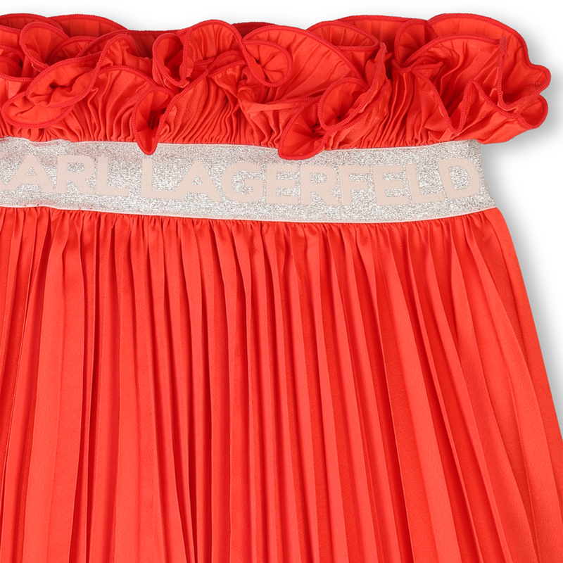 Jupe de c&eacute;r&eacute;monie pliss&eacute;e KARL LAGERFELD KIDS 
                        FILLE